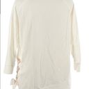 Nanette Lepore Nanette Lapore asymmetrical laced up side sweatshirt Photo 4