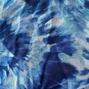 infinity Tie Dye Print Blue & White  Style Fashion Scarf OSFM Photo 3