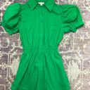 Main Strip Green Romper  Photo 0