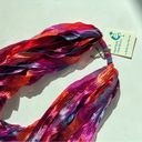 infinity Handmade Necklace /  Scarf Pink Bohemian NWT Photo 1