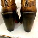 FREEBIRD by Steven Freedbird by Steven EAGLE Brown Leather Heeled Booties Back Zip Size 6 Photo 6