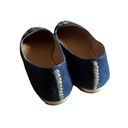 Jack Rogers  Navy Blue Rebecca Suede Flats Size 8.5 Photo 5