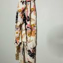 Wish  Wild Flower Mid Tie Waist Adjustable Straps Midi Vacay Dress Size Small Photo 6