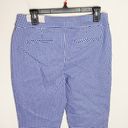 Chico's Chico’s So Slimming Petite Brigitte Gingham Ankle Pants Nablus white size US 6 Photo 4