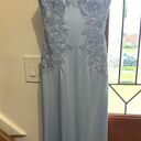 Faviana Blue Prom Dress Photo 2