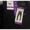 Calvin Klein  Women's Straight Leg Jeans In Jet Black Size 14 New With Tags Photo 5