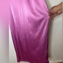 ZARA NWT Viral  Long Satin Dress, Pink Mauve Size Small Photo 5