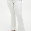 Torrid  Mid-Rise Super Soft White Button-Fly Flare Jeans Size 6X Photo 0