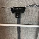 Talbots  Merino Wool Color block Long Open Front Cardigan Size S/P Photo 1