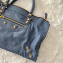 Balenciaga  Giant 21 Gold Hardware Work Bag in Blue Photo 2