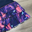 Lucky in Love  Pleated Tiered Purple Pink Tennis Skirt Size Small Photo 2