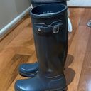 Hunter Tall Gray Rainboots Photo 1