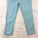 Chico's CHICO’S Women’s So Slimming Girlfriend Crop Mint Blue Denim Jeans 8 Regular (1R) Photo 2