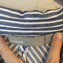 Vince [] Stripe Shirt Dress with Twist Front-Size 6 Photo 7