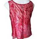 Coldwater Creek  Dressy Mesh Overlay Tank Top, Sz 10 Photo 3