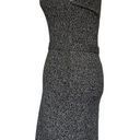 Krass&co G.A.S.  Knit Mockneck Midi Dress Size Medium Black White Tie Belt Australia Photo 4