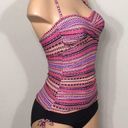 Anne cole  stripe Tankini set. NWT Photo 4