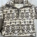 Abercrombie & Fitch Sherpa Crop Half Zip Photo 1