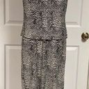 Scarlett Blk/tan sparkly sleeveless dress. Size M Photo 2