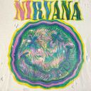 Nirvana UO Urban Outfitters  Distressed T-Shirt Dress Large XL Tee 90s Grunge Photo 7