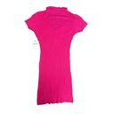 superdown NWT  revolve mariella ribbed mini dress hot pink knit collared v neck M Photo 3