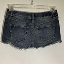 PINK - Victoria's Secret  2" Denim Distressed Fray Hem Short Photo 4