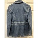 L.L.Bean  Jacket Womens Blue Cotton Denim Jean Chore Barn Jacket Size small VTG Photo 5