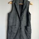 J. McLaughlin  Black/White Houndstooth Wool Blend Cate Blazer Vest Photo 1