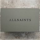 ALLSAINTS  Lola Studded Apron Toe Loafers, Pewter Size EU41 (Sold Out) New in Box Photo 9