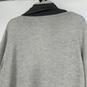 Evolution  By Cyrus Open Front Cardigan Gray Color Block Ribbed Neutral Size M Photo 8