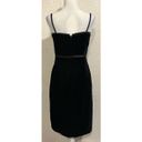 Peck & Peck Collection Vintage 80s Velvet Bow Evening Dress Photo 3