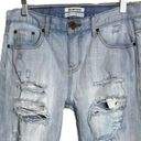 One Teaspoon  Awesome Baggie Jeans Blue Light Wash Highly Destroyed Distressed Photo 2