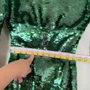 House Of CB  'Belle' Pine Green Sequin Maxi Dress NWOT size XS Photo 7