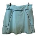 Peter Millar  Aqua Blue Golf/Tennis Athletic Stretchy Pullon Skort Size Medium. Photo 0