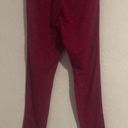 Adidas Originals Size M Preppy Varsity Leggings in Legacy Burgundy Photo 4