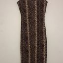 Charlotte Russe Brown Snake Skin Print Bodycon Dress Photo 0