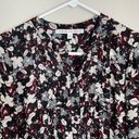 Veronica Beard Goldie Floral Silk Tuxedo Blouse (Size 4) Photo 3