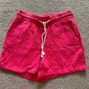 Old Navy Linen Shorts Pink Photo 0