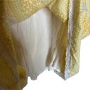 Free People YELLOW GINGHAM MINI DRESS - SZ XS - EUC Photo 5