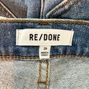 RE/DONE  90s High Rise Ankle Crop Denim Jeans Worn Brook Blue Size 29 Photo 2