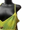 Jane Ashley Jean  Ashley women‎ green Yellow floral summer dress size medium Photo 3