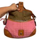 Coach Y2k  Pink Signature Canvas Soho Hamilton Shoulder Bag Photo 6