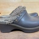 Crocs  Cobbler Eva Women's Size 6 Faux Fur Lined Clogs/Mules Brown Wedge Heel Sli Photo 4