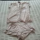 Eberjay Gisele TENCEL™ Modal Shortie Short PJ Set Sorbet Pink/Black Photo 2