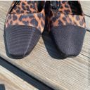 ZARA Leopard print with black cap toe slip on flats 6.5 Photo 3