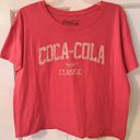 Coca-Cola Vintage “ Classic” Cropped Short Sleeve Graphic T-Shirt Photo 0