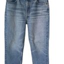 RE/DONE  70's Stove Pipe Straight Leg Jeans in Cool Medium Blue Photo 5