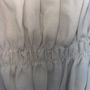 Cute Puffy Sleeve Short Sleeve Shirt With Ruffles Tan Size M Photo 4