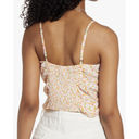 Nordstrom Ruched Calico Crop Camisole MEDIUM Daisy Print Smocked Ruched Nordstorm BP NEW Photo 8