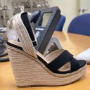 Soda Jute Wrap Around Wedge Black Strap Photo 4